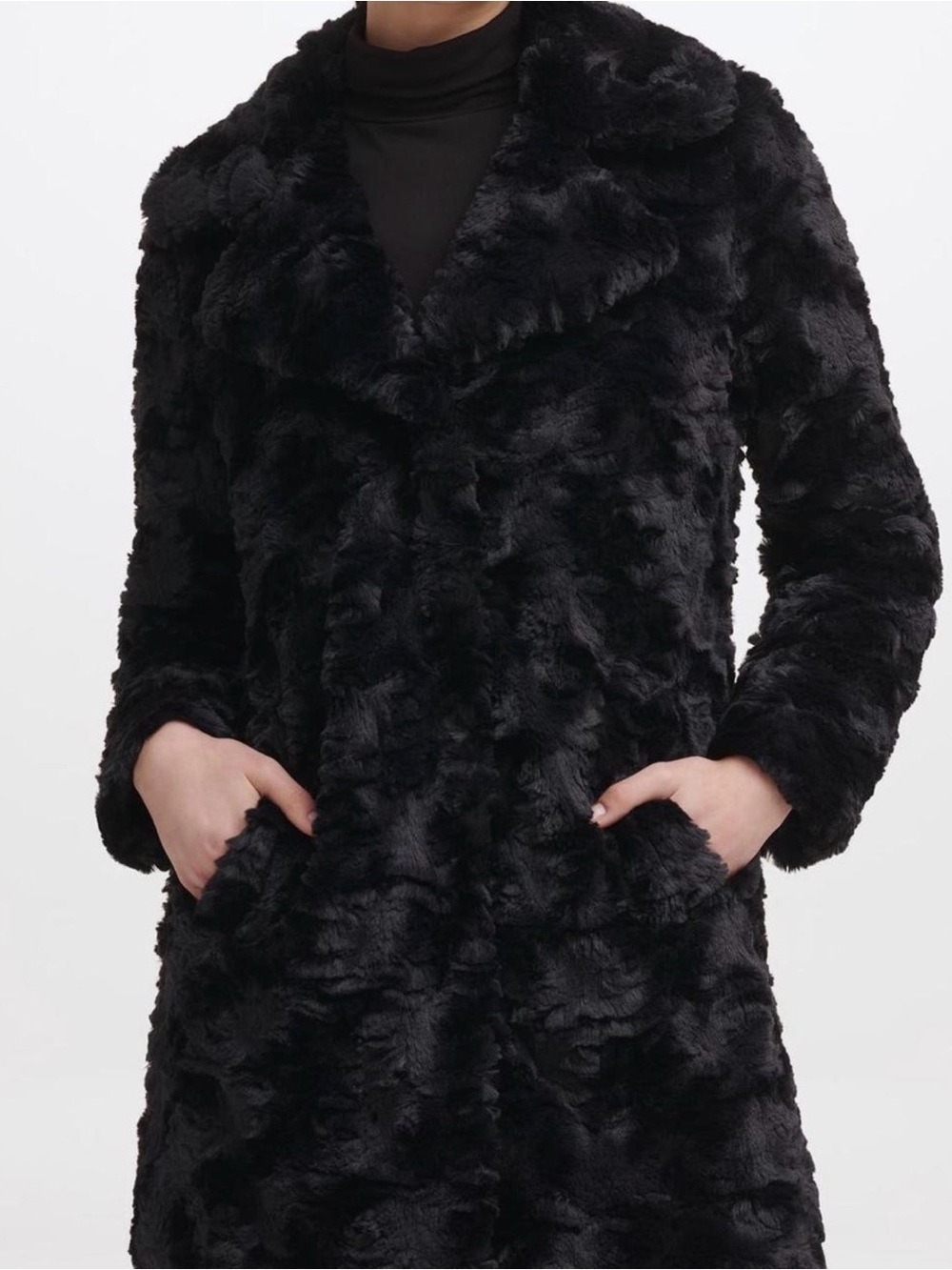 kenneth cole fur coat